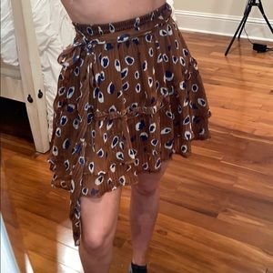 Princess Polly Cheetah skirt